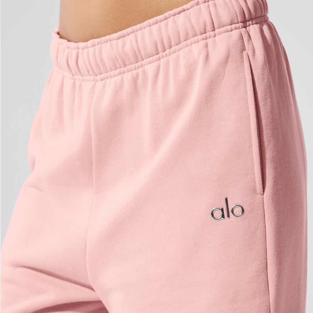ALO Yoga Accolade Sweatpant Joggers Pink Quartz M new - Picture 4 of 5